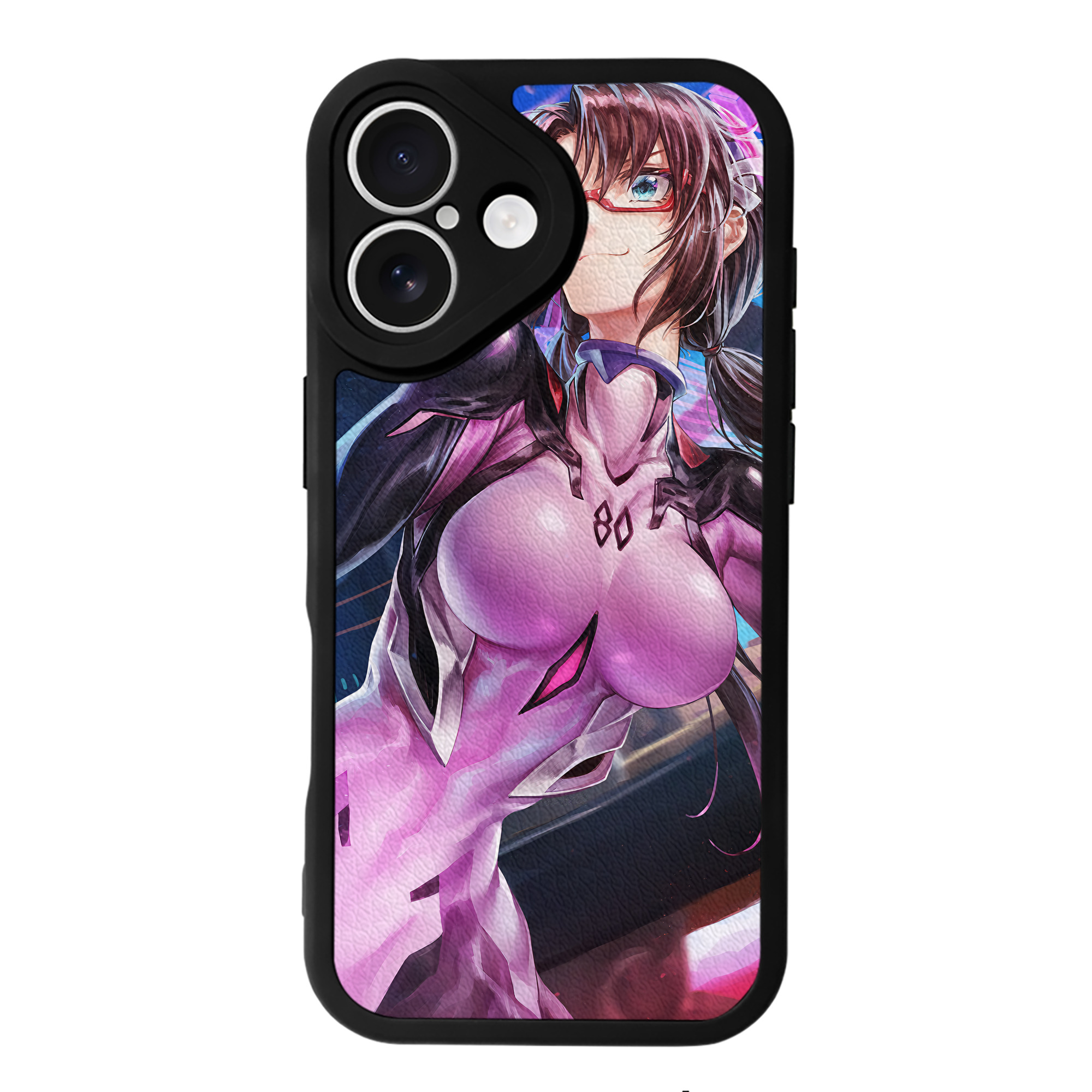 （画像用） EVA 新世紀エヴァンゲリオン 【iPhone 16シリーズ対応】シリコンスマホケース（レザー調） 材質：シリコン